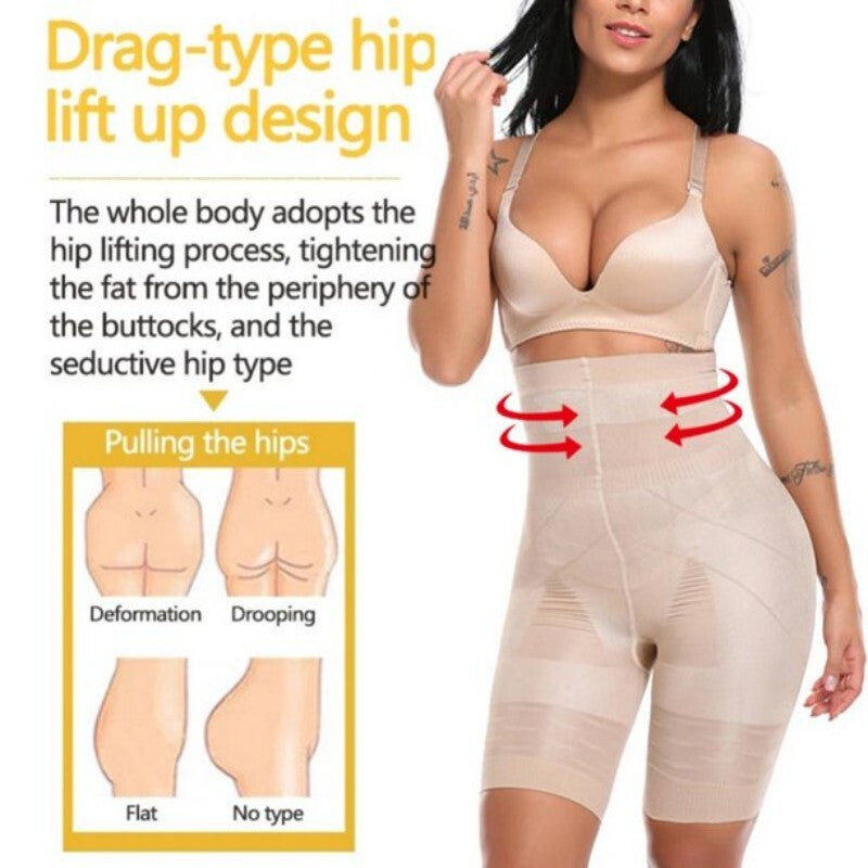 Women Tummy Control Shapewear High Waisted Body Shaper Shorts Slimming Panties