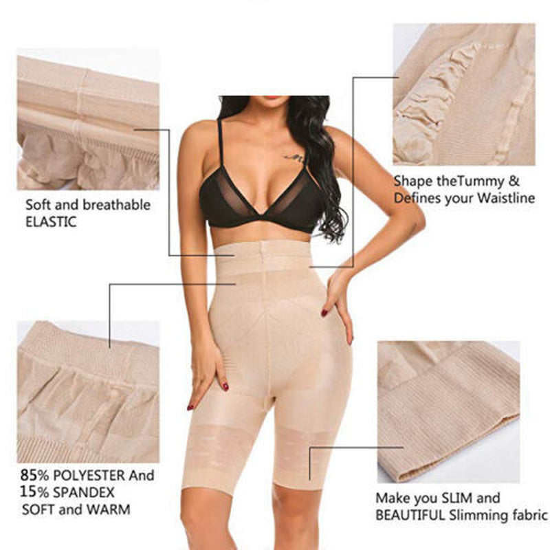 Women Tummy Control Shapewear High Waisted Body Shaper Shorts Slimming Panties